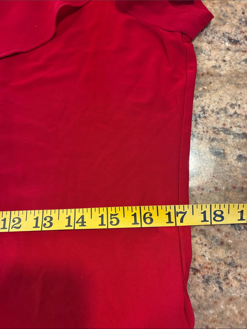 Perception Concept Ruffled, Button Up Red Blouse, Size: S - Picture 8 of 10